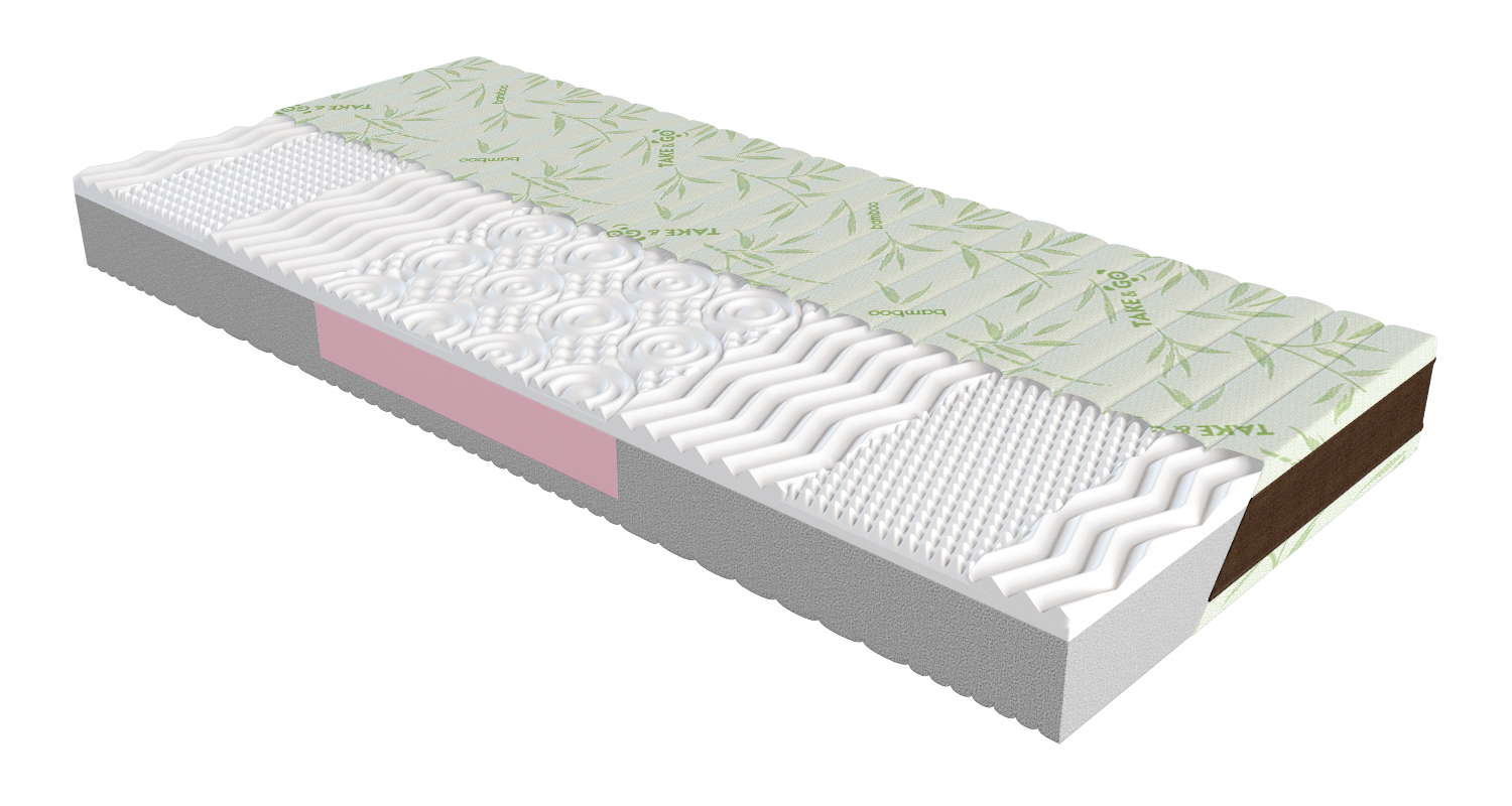

Матрас ЕММ Take&Go Bamboo NeoWhite 180*190 см