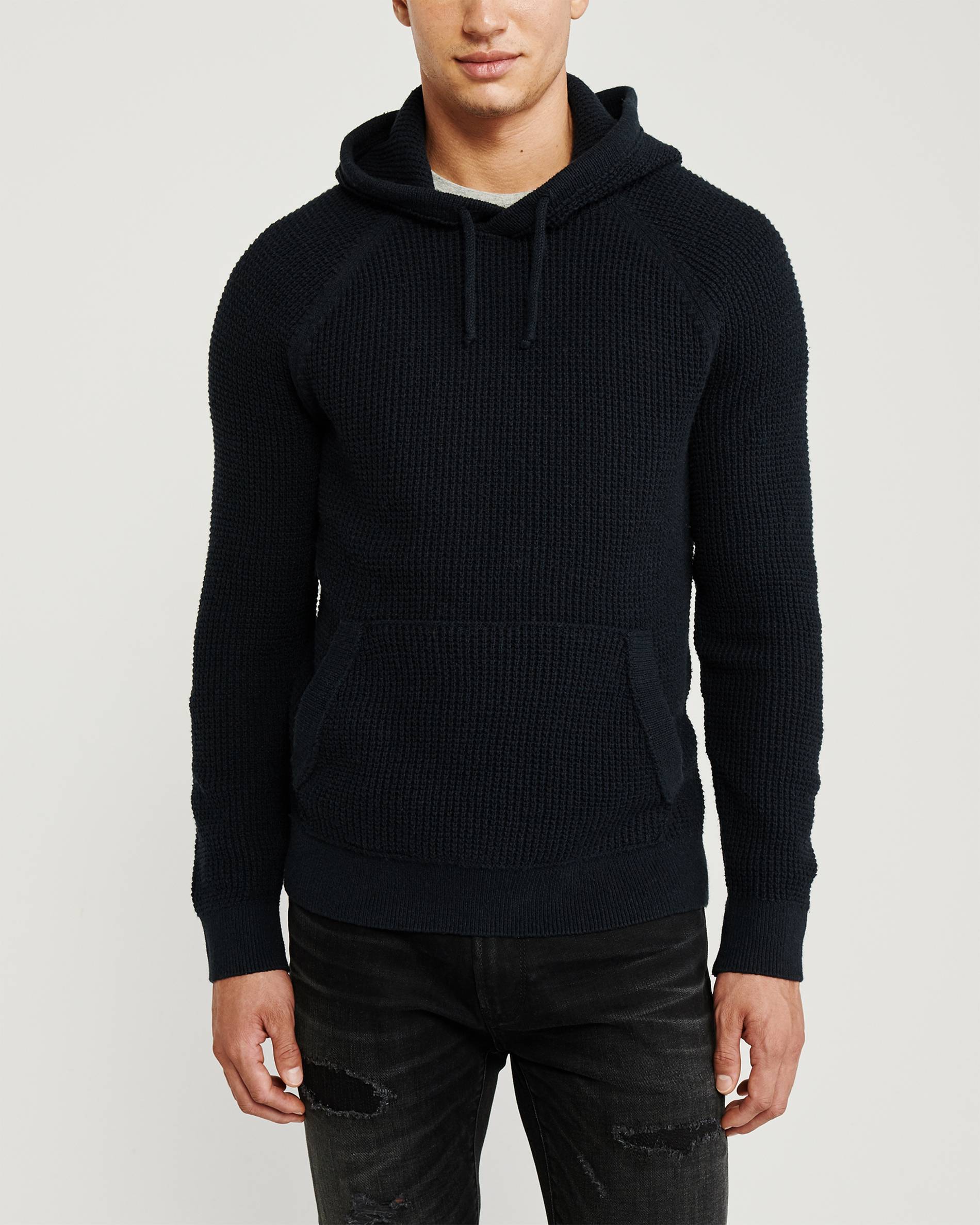 

Мужское худи - худи Abercrombie & Fitch AF7263M M Темно-синий