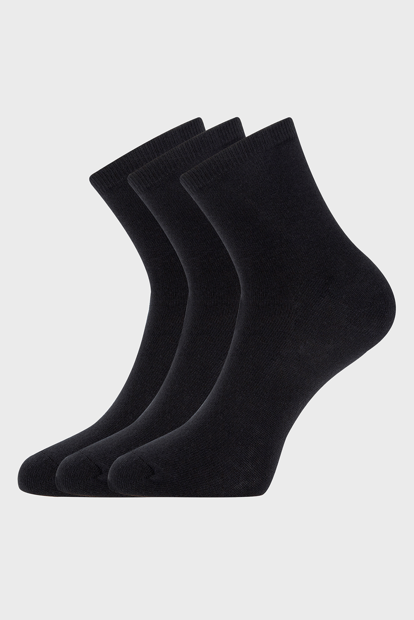 

Женские черные носки (3 пары) Oodji - 57102466T3/47469/2900N, Женские черные носки (3 пары) Oodji 35-37 57102466T3/47469/2900N