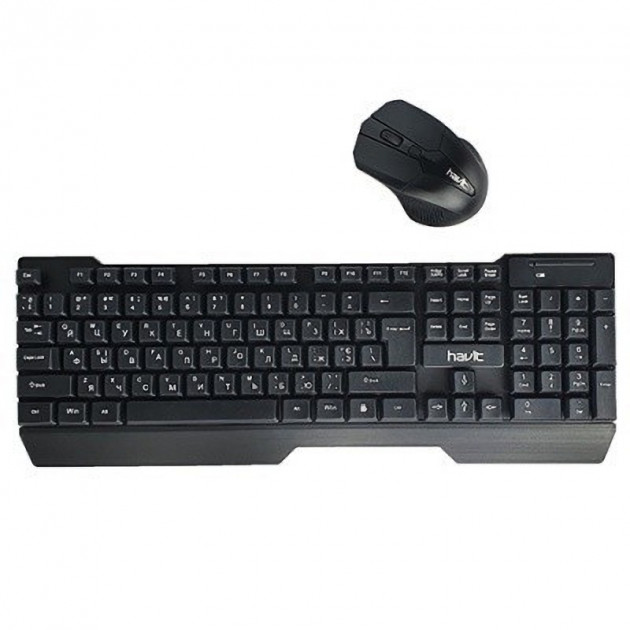 

Клавиатура и мышь HAVIT KB279GCM беспроводные USB Black