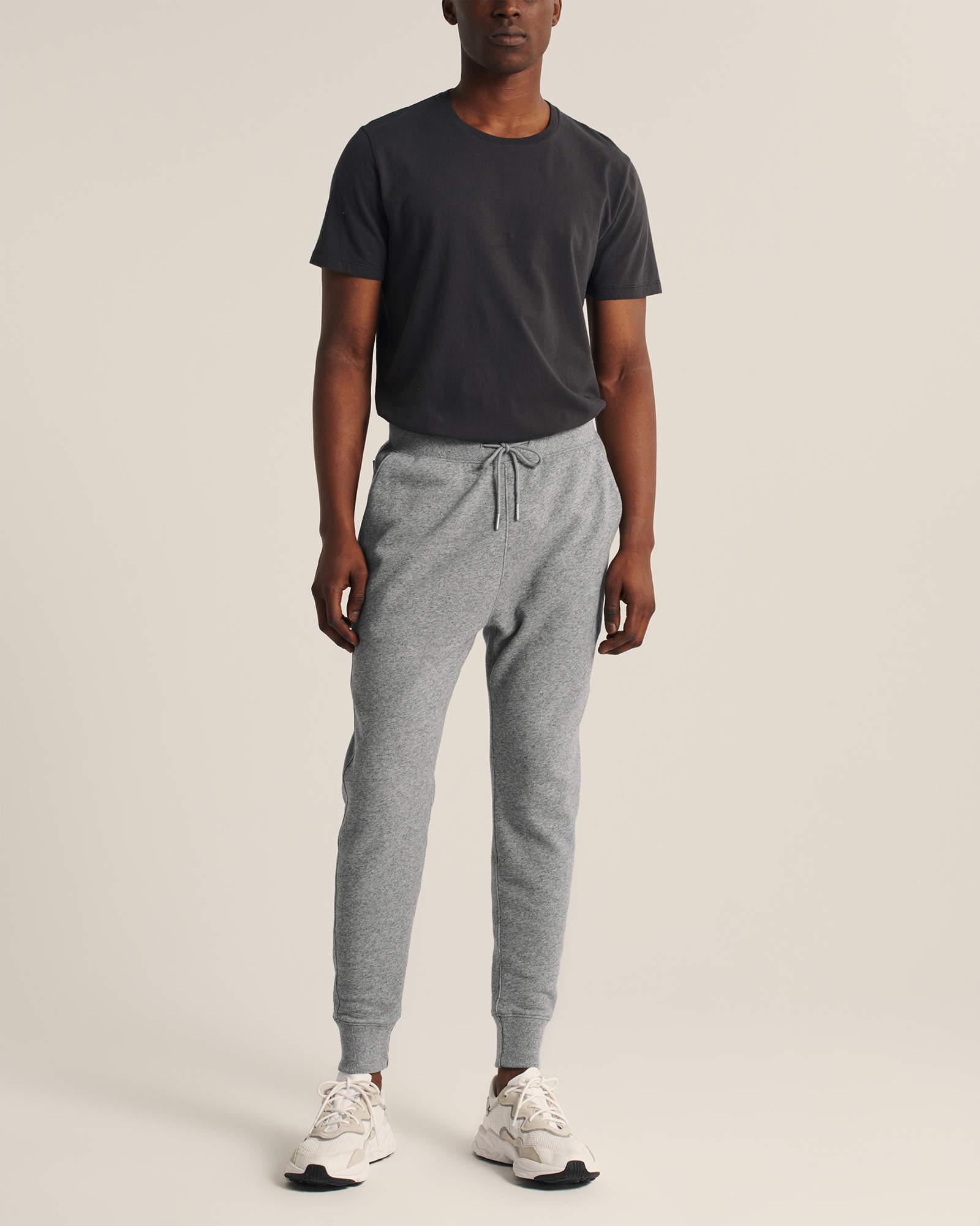 

Джоггеры мужские - штаны джоггеры Abercrombie & Fitch AF7920M XL Серый