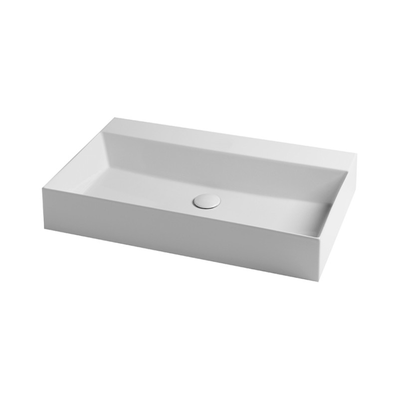 

Раковина Azzurra Elegance squared EQA75MB1 shiny white
