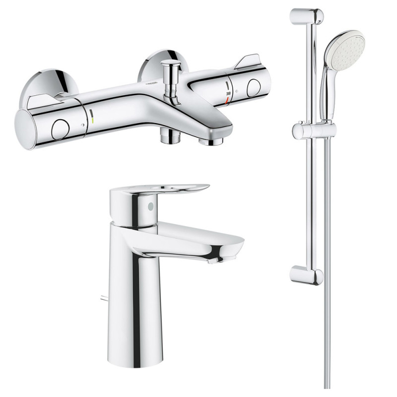 

Набір змішувачів Grohe Grohtherm 800 + BauLoop 34550TM