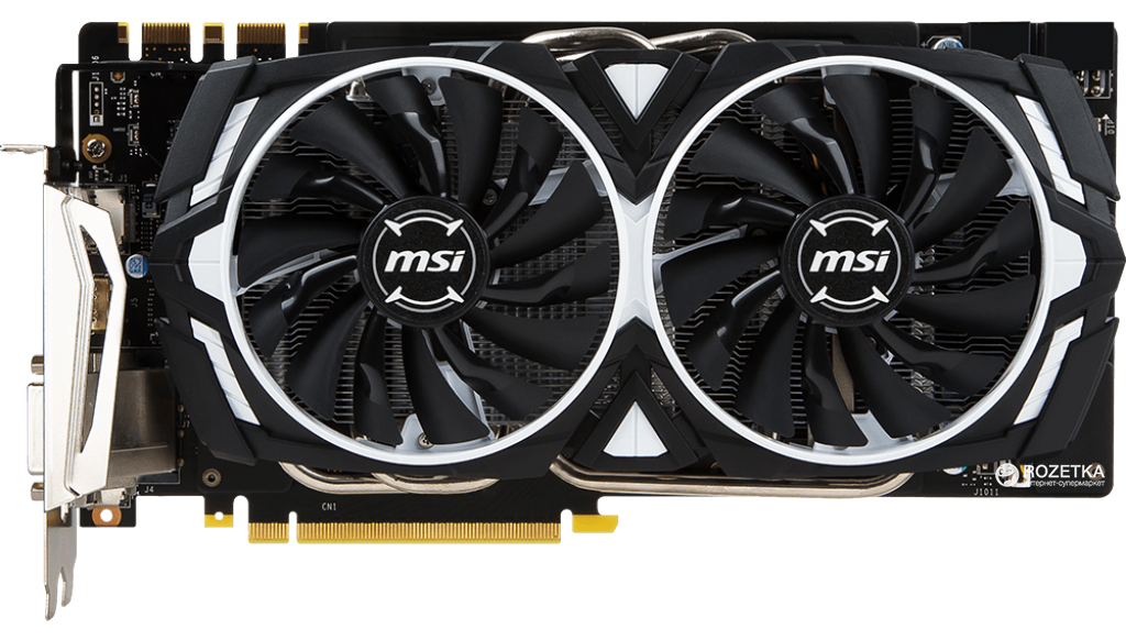 MSI PCI-Ex GeForce GTX 1070 Ti Armor 8GB GDDR5 (256bit) (1607/8008 ...