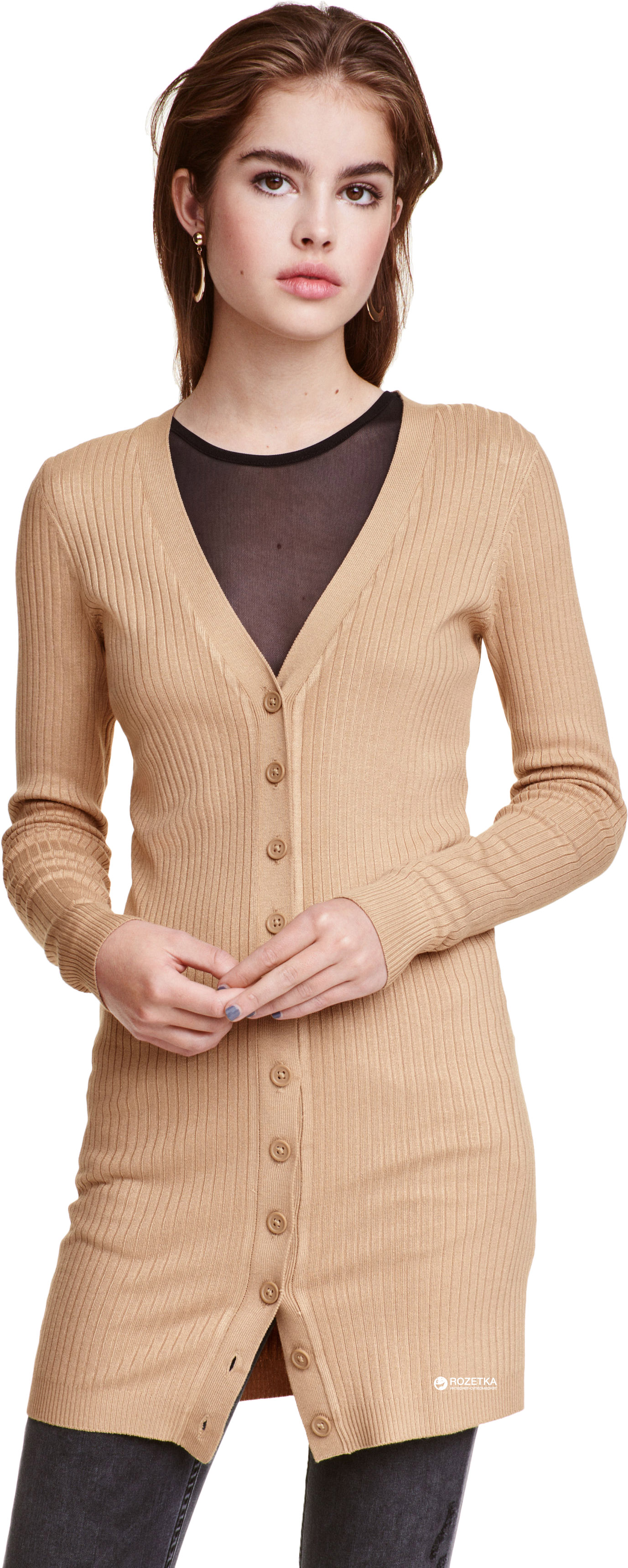 

Кардиган H&M XAZ050189TXDF  Бежевый, Кардиган H&M XAZ050189TXDF S Бежевый