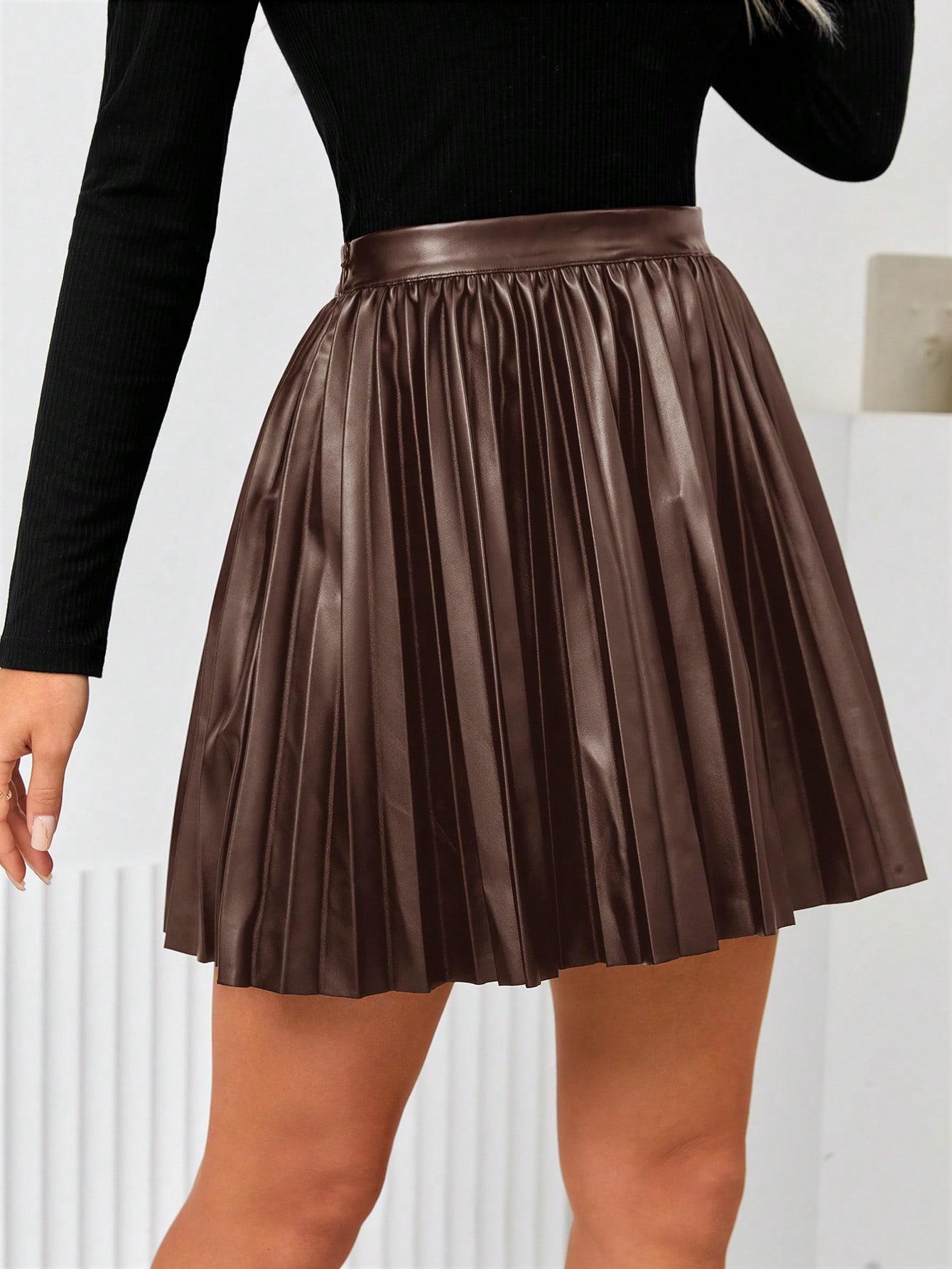 Спідниця жіноча SHEIN GD-00123567 S Коричнева від Rozetka на платформі USKIDKA Акція на Спідниця жіноча SHEIN GD-00123567 S Коричнева від Rozetka