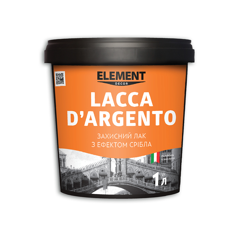 

Лак LACCA D'ARGENTO ELEMENT DECOR 1 л