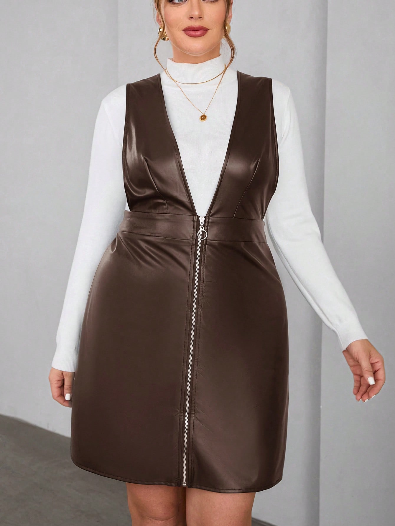 Сукня жіноча SHEIN GD-00135724 4XL Коричнева від Rozetka на платформі USKIDKA Акція на Сукня жіноча SHEIN GD-00135724 4XL Коричнева від Rozetka
