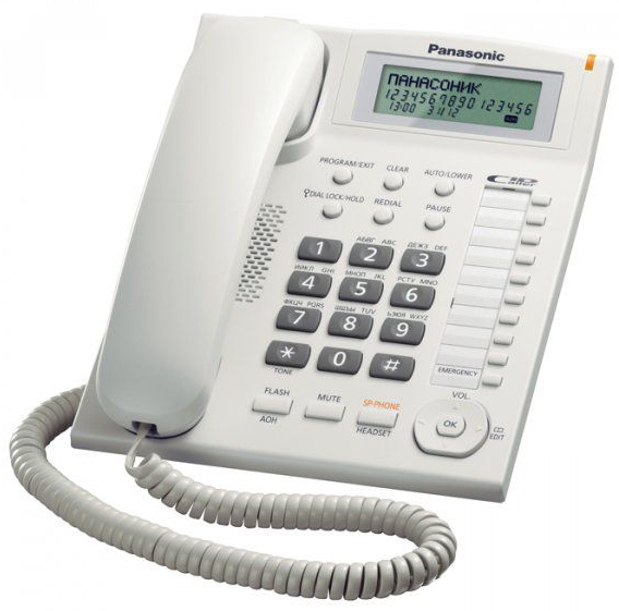 Проводной телефон Panasonic KX-TS2388UAB Black – фото, отзывы