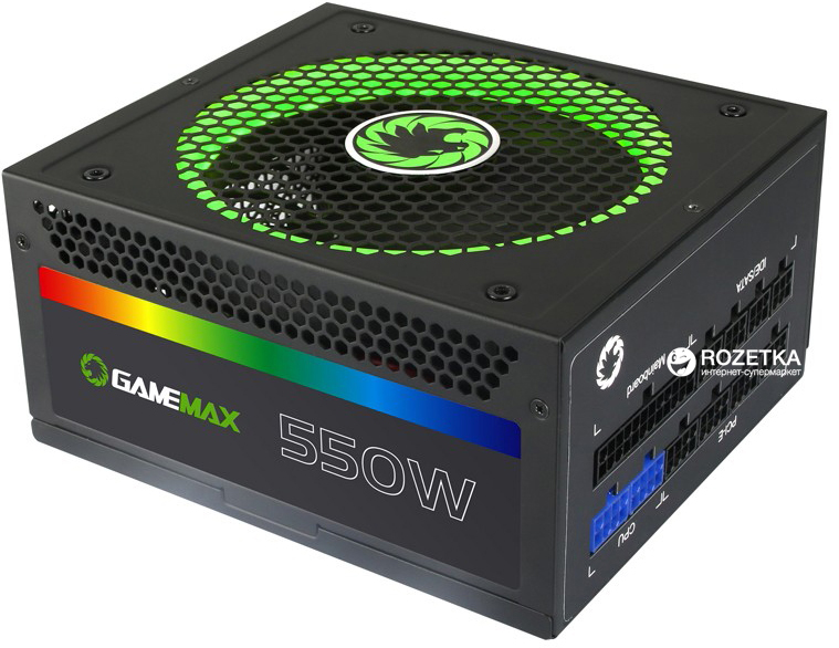 

Блок питания GameMax RGB550 550W