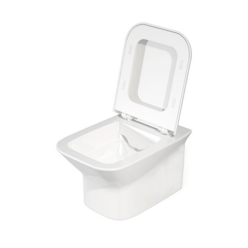 

Унітаз підвісний Azzurra Prua PRU100EB1SOSK безободковый