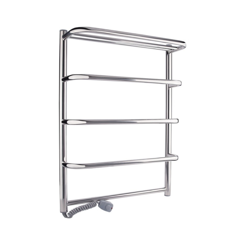 

Полотенцесушитель електричний Q-tap Standard shelf (CRM) P5 500х700 LE з полицею