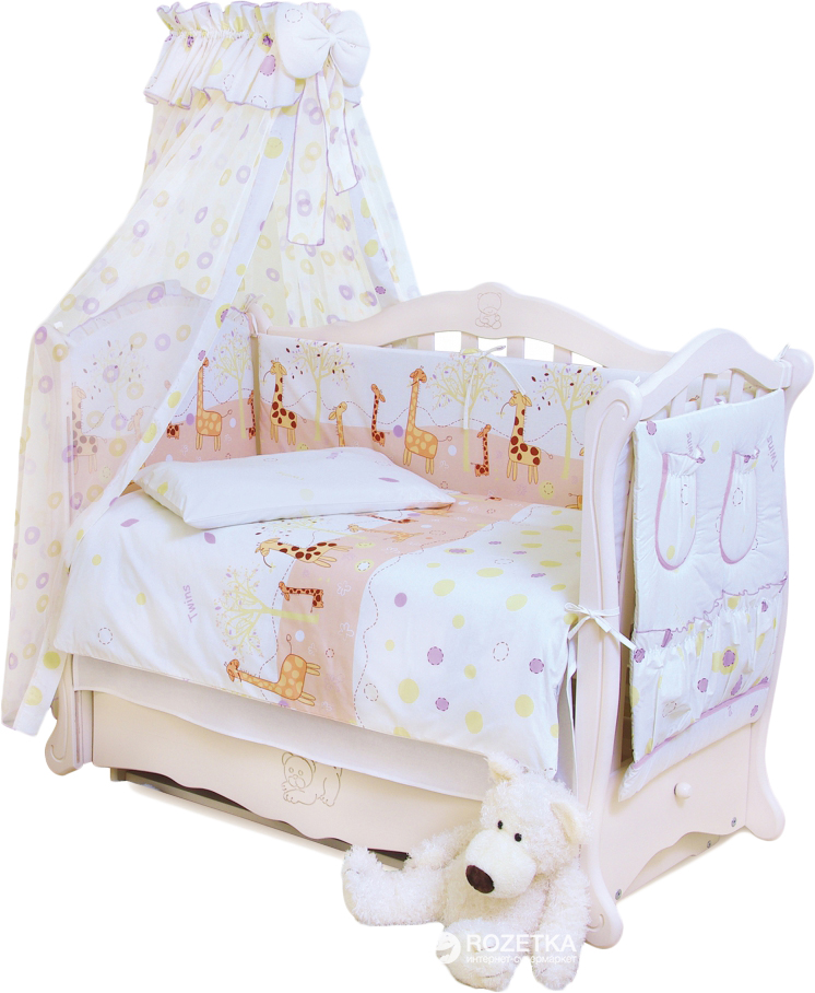 

Комплект постельного белья Twins Comfort С-024 Жирафы 90x120 (4935)