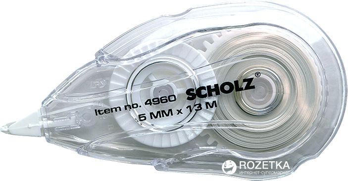 Корректор ленточный Scholz 5 мм x 13 м (8591662496000) – фото, отзывы ...
