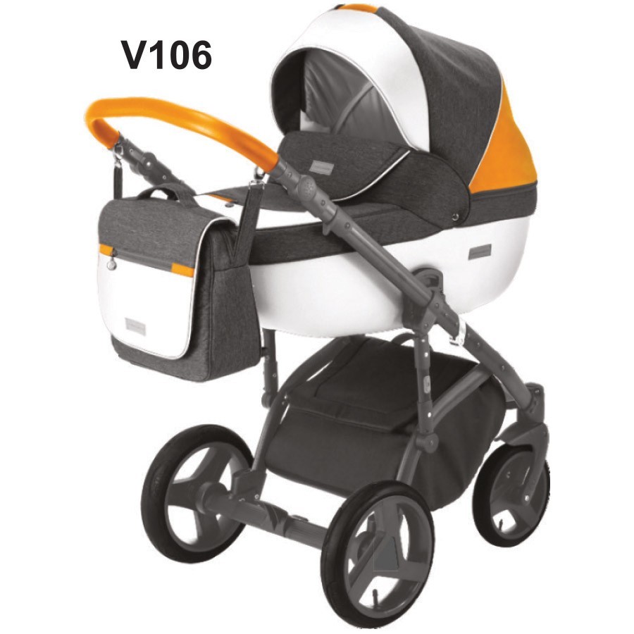 

Коляска Adamex Massimo Sport V106 2 в 1 Серый