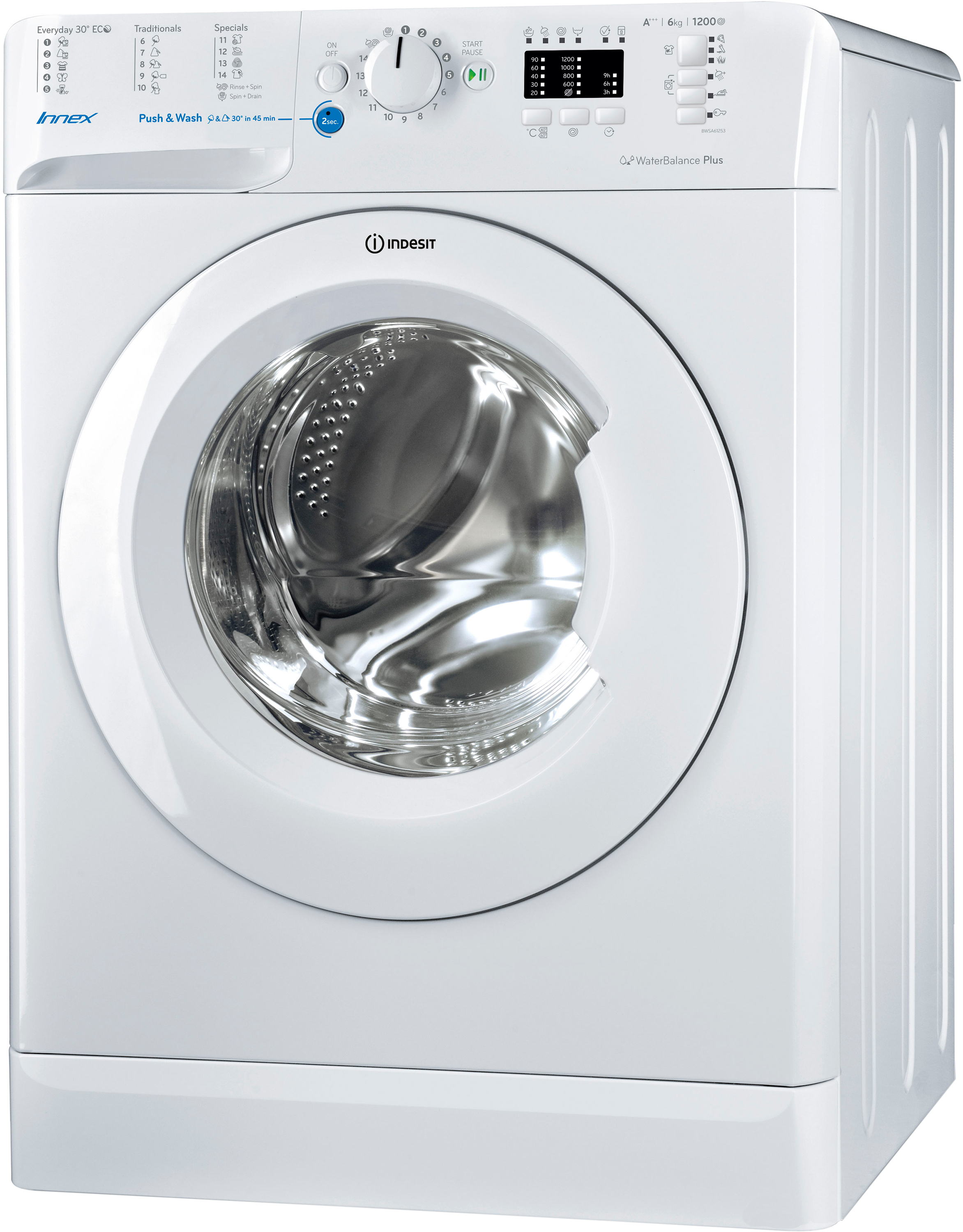 

Стиральная машина узкая INDESIT BWSA 61253 W EU
