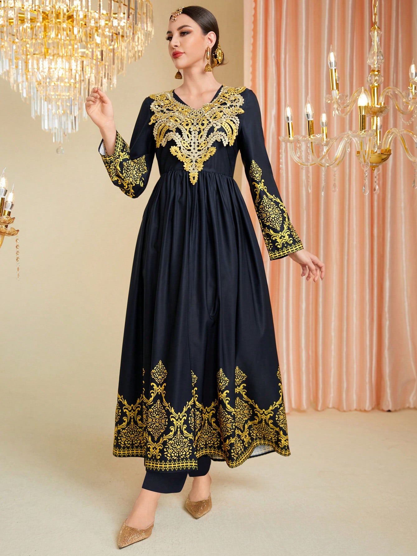 Плаття вечірнє довге осіннє жіноче SHEIN GD-00152467 XL Темно-синє від Rozetka на платформі USKIDKA Акція на Плаття вечірнє довге осіннє жіноче SHEIN GD-00152467 XL Темно-синє від Rozetka