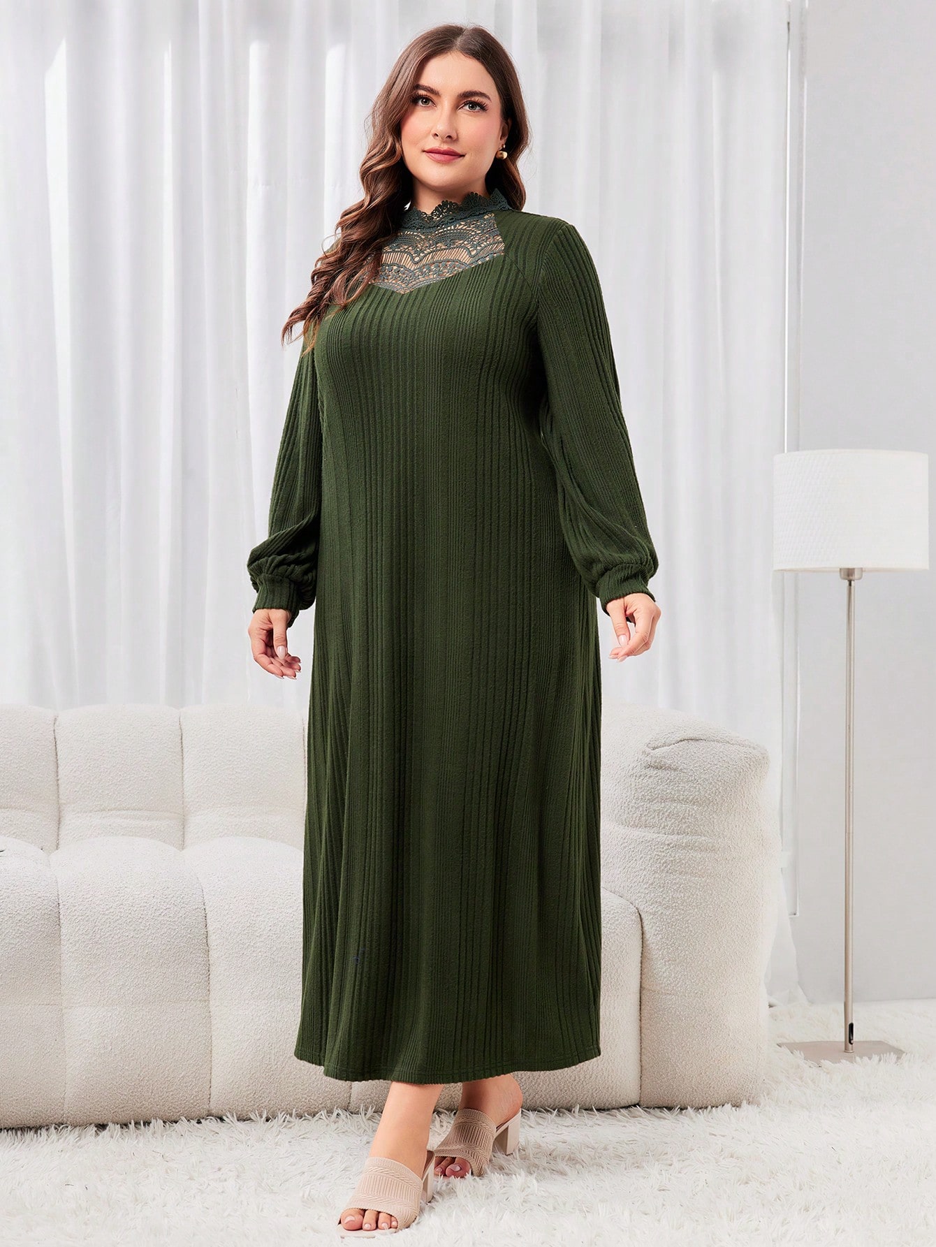 Плаття довге осіннє жіноче SHEIN GD-00154464 4XL Хакі від Rozetka на платформі USKIDKA Акція на Плаття довге осіннє жіноче SHEIN GD-00154464 4XL Хакі від Rozetka