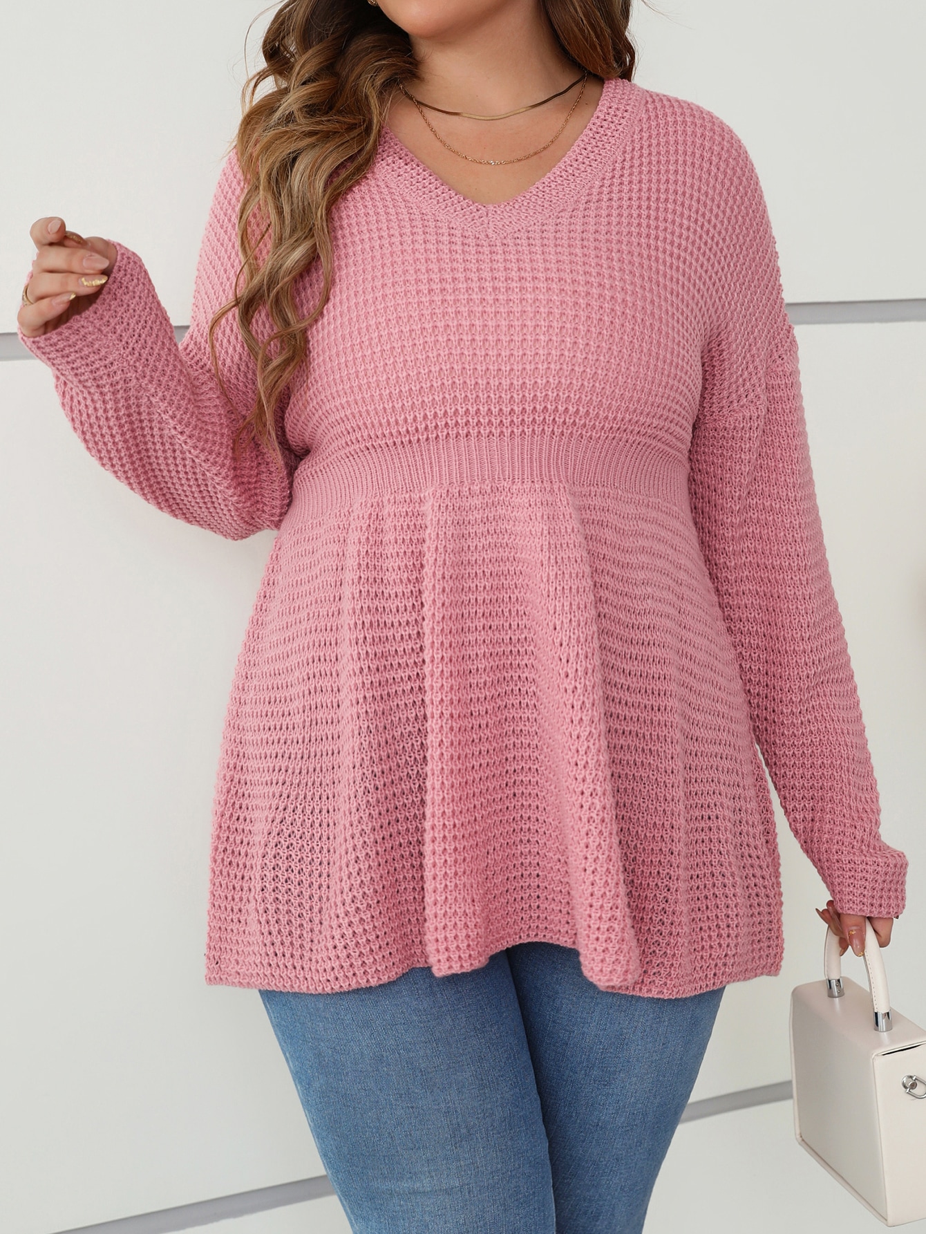 Джемпер жіночий SHEIN GD-00096154 2XL Світло-рожевий від Rozetka на платформі USKIDKA Акція на Джемпер жіночий SHEIN GD-00096154 2XL Світло-рожевий від Rozetka