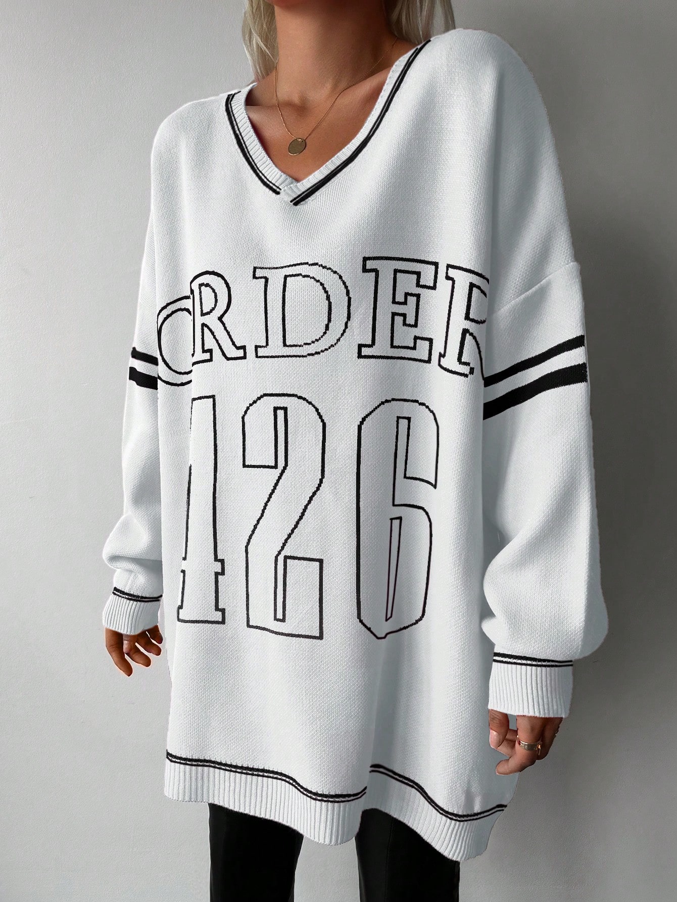 Джемпер жіночий SHEIN GD-00156725 One Size Білий від Rozetka на платформі USKIDKA Акція на Джемпер жіночий SHEIN GD-00156725 One Size Білий від Rozetka