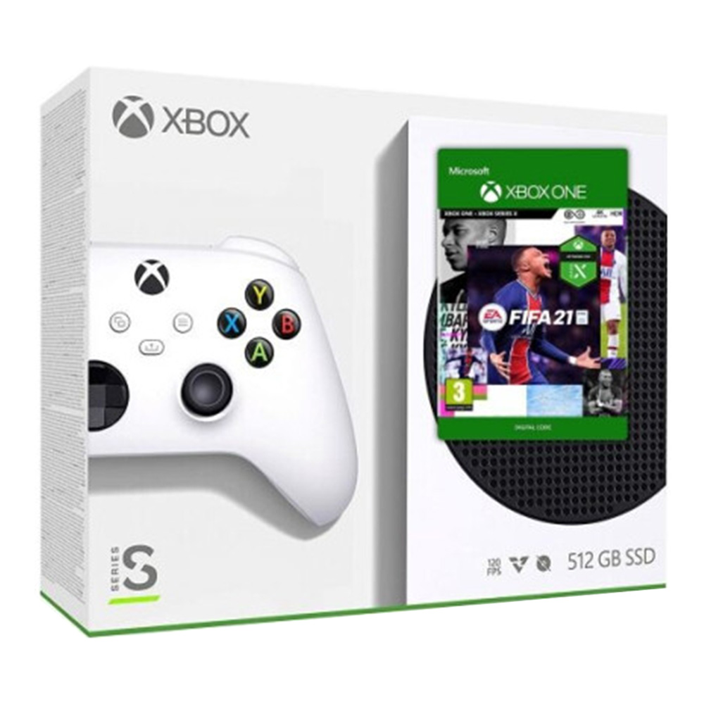 

Стационарная игровая приставка Microsoft Xbox Series S 512GB (White) + FIFA 21 Champions Edition [52556]