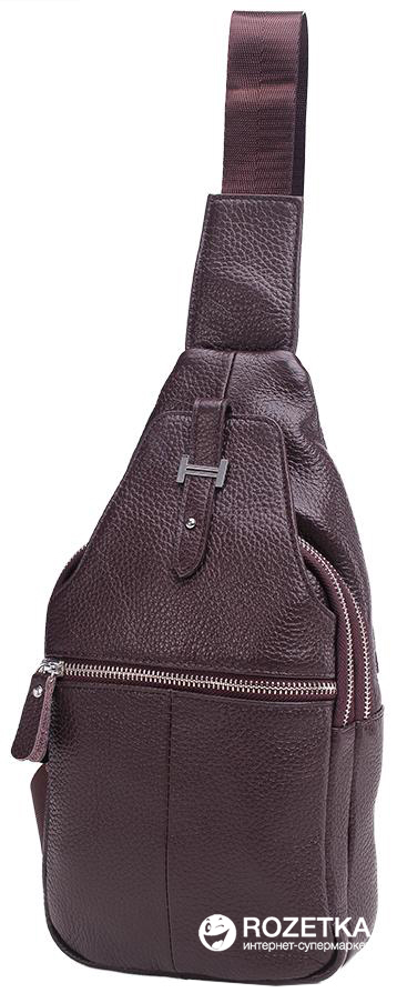 

Мужская сумка-рюкзак кожаная Tiding Bag M38-8151C Коричневая