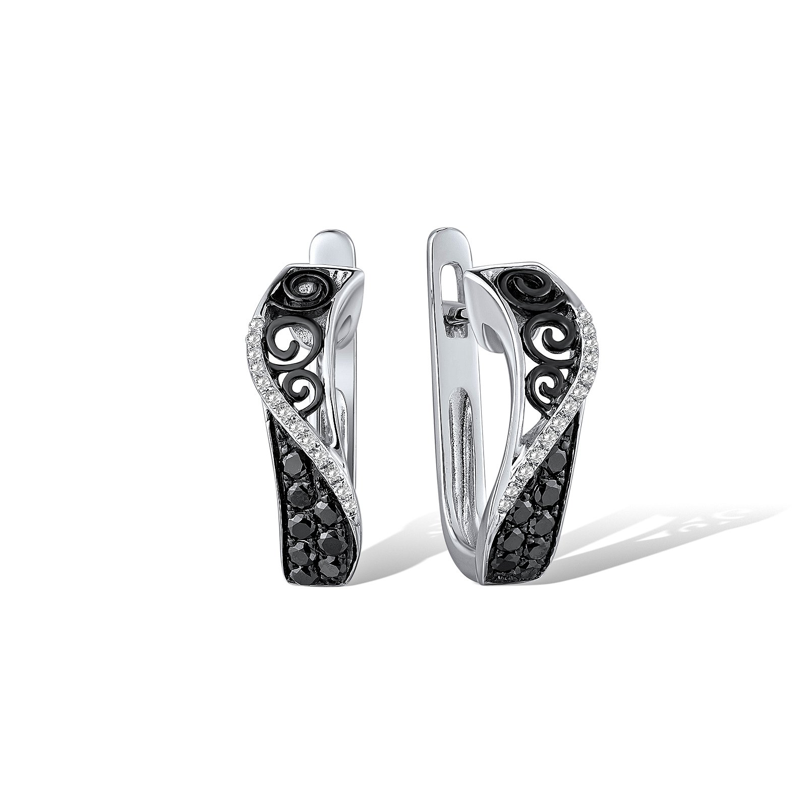

Серьги из белого золота с бриллиантами 1743099