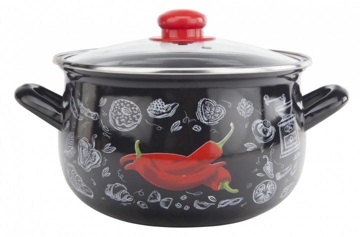 

Кастрюля GUSTO Перчинка GT-T-124-P (5,7л)