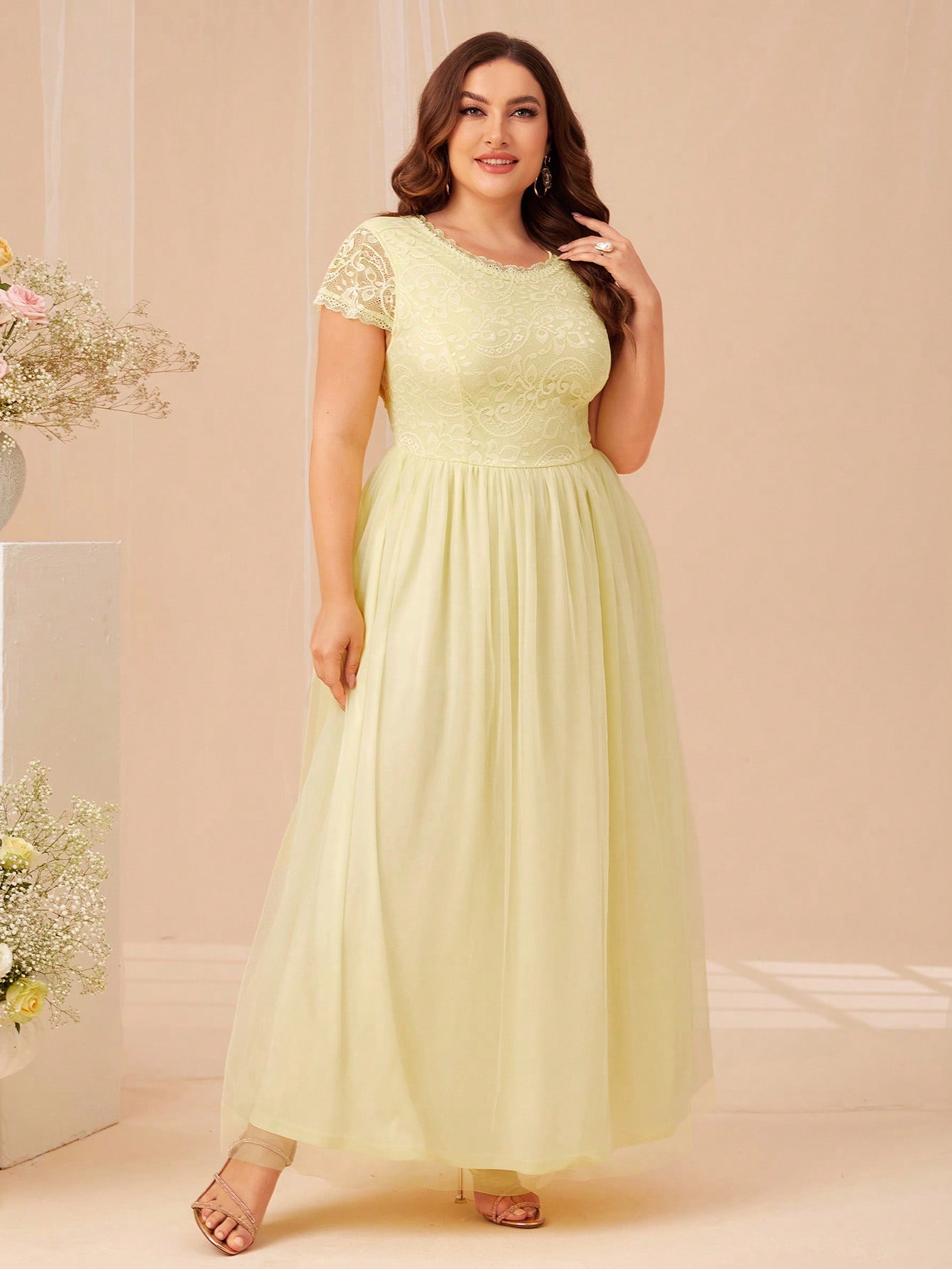 Сукня довга літня жіноча SHEIN GD-00157210 2XL Жовта від Rozetka на платформі USKIDKA Акція на Сукня довга літня жіноча SHEIN GD-00157210 2XL Жовта від Rozetka