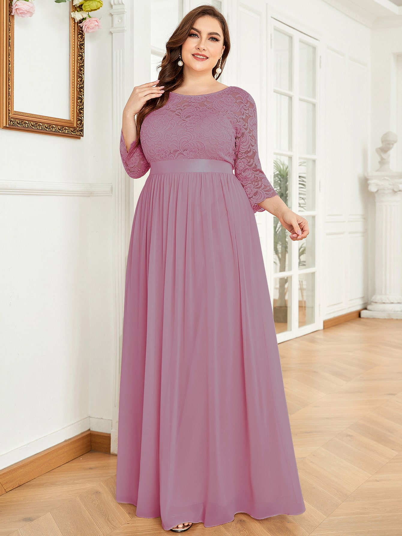 Сукня вечірня довга жіноча SHEIN GD-00158159 XL Світло-рожева від Rozetka на платформі USKIDKA Акція на Сукня вечірня довга жіноча SHEIN GD-00158159 XL Світло-рожева від Rozetka