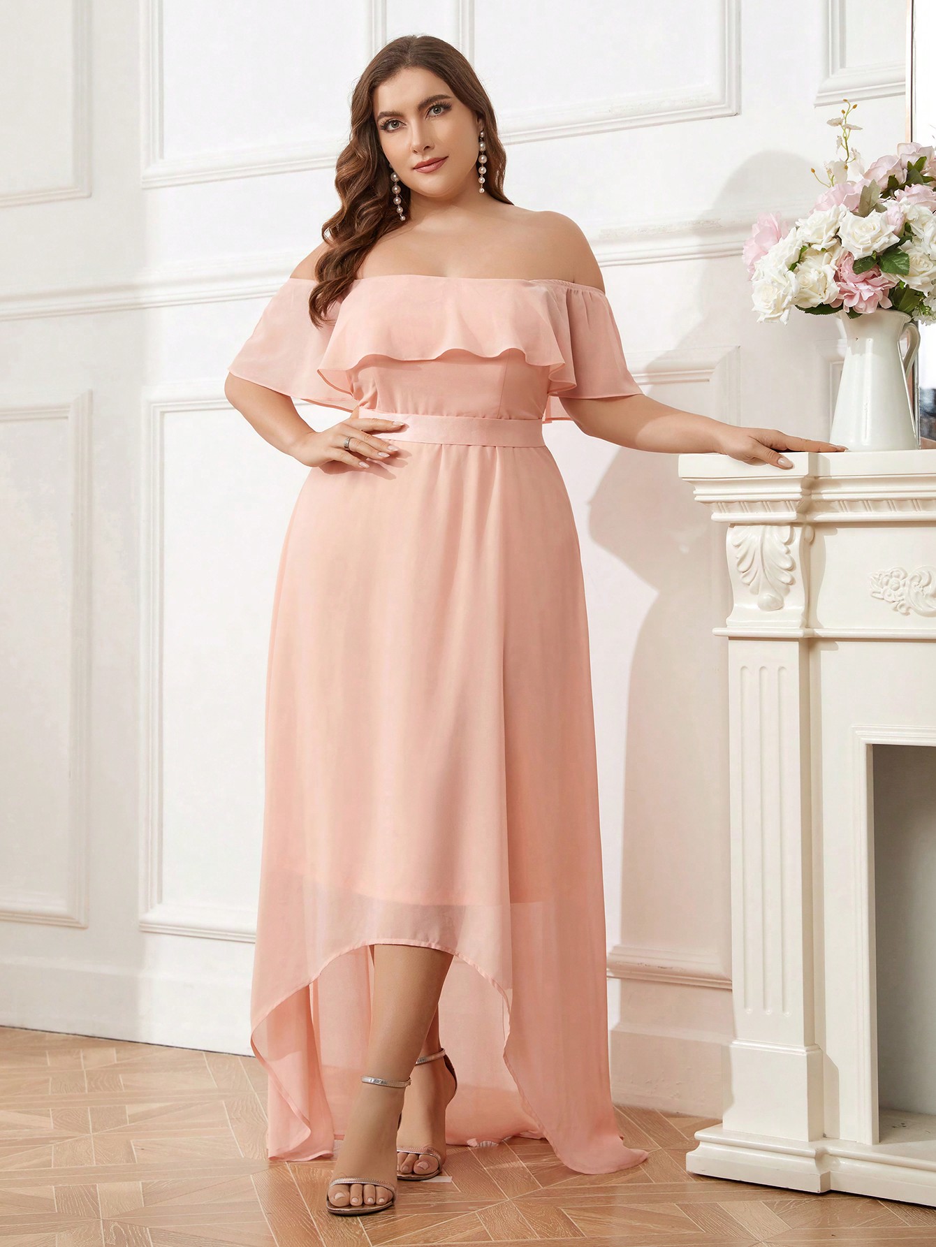 Сукня вечірня довга жіноча SHEIN GD-00158173 4XL Світло-рожева від Rozetka на платформі USKIDKA Акція на Сукня вечірня довга жіноча SHEIN GD-00158173 4XL Світло-рожева від Rozetka