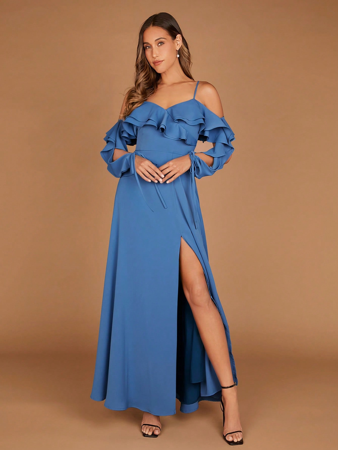 Сукня вечірня довга жіноча SHEIN GD-00158207 M Синя від Rozetka на платформі USKIDKA Акція на Сукня вечірня довга жіноча SHEIN GD-00158207 M Синя від Rozetka