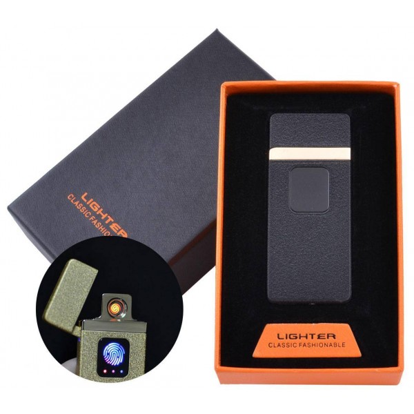 

USB зажигалка в подарочной упаковке Lighter (Спираль накаливания) №HL-7 Black