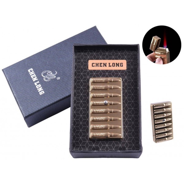 

Зажигалка в подарочной упаковке CHEN LONG (Турбо пламя) №XT-4058 Gold