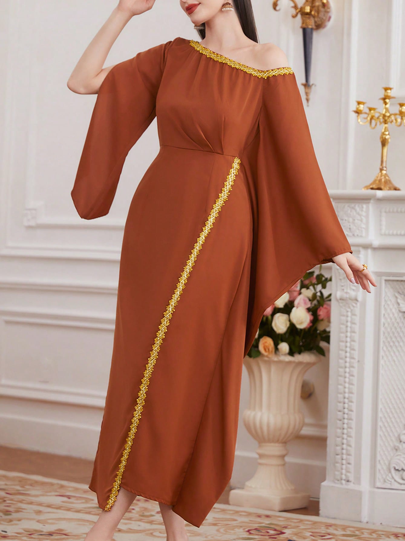 Сукня жіноча SHEIN GD-00158772 L Помаранчева від Rozetka на платформі USKIDKA Акція на Сукня жіноча SHEIN GD-00158772 L Помаранчева від Rozetka