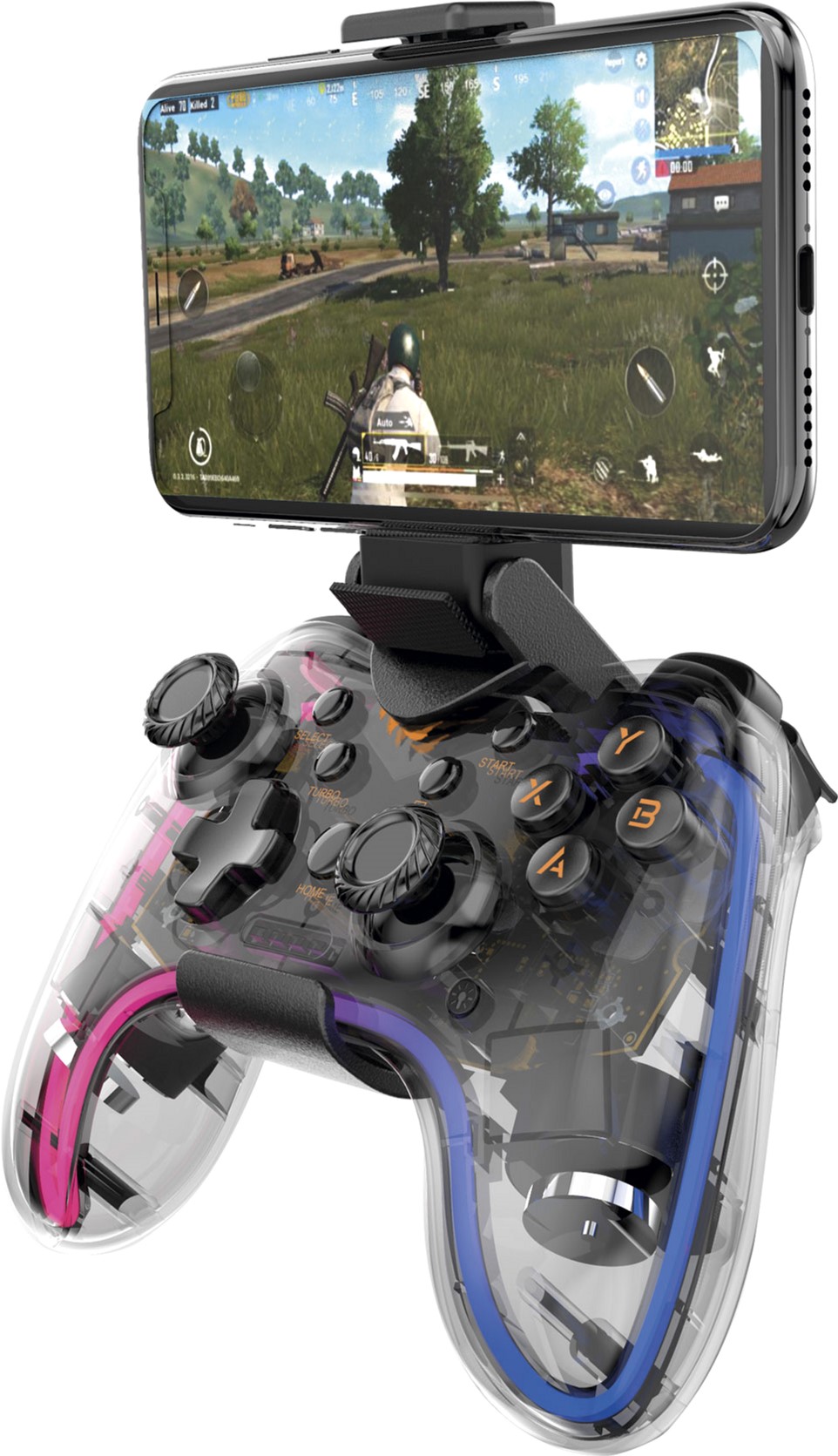 фото Геймпад Havit HV-G180BT RGB Transparent