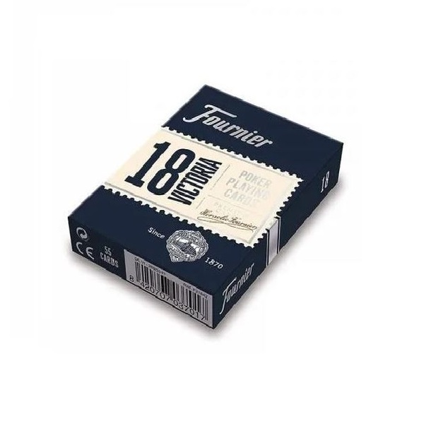

Карты для покера Fournier 18 Victoria синие