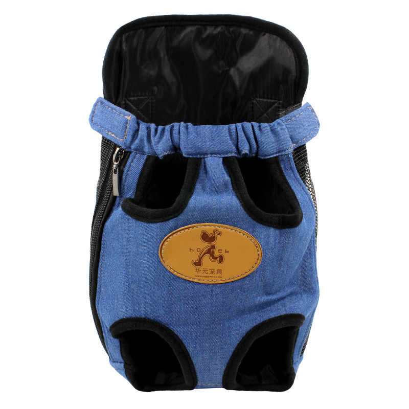 

Рюкзак-переноска на груди Hoopet HY-2040 Blue M для домашних животных