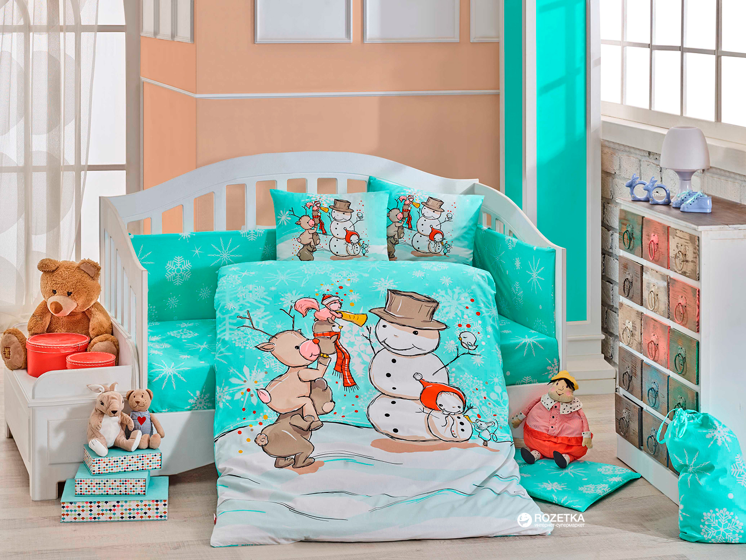 

Комплект постельного белья Hobby Poplin Snowball 100x150