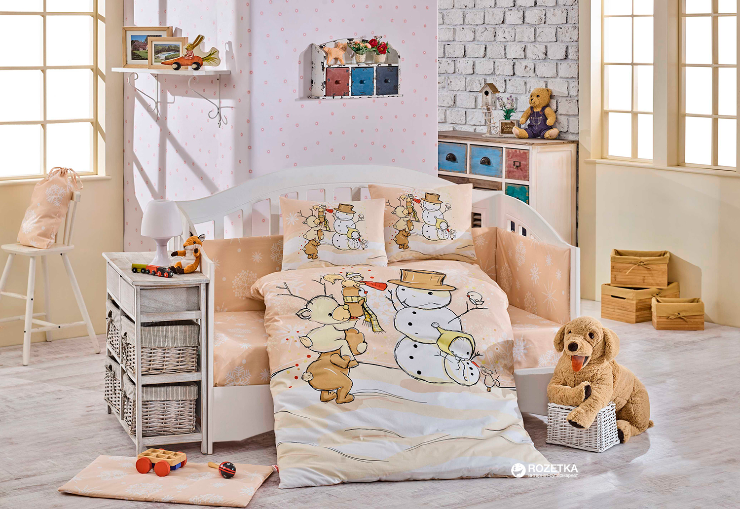 

Комплект постельного белья Hobby Poplin Snowball 100x150