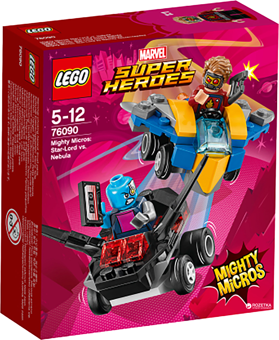 Конструктор LEGO Super Heroes Marvel Comics Mighty Micros Звездный лорд ...