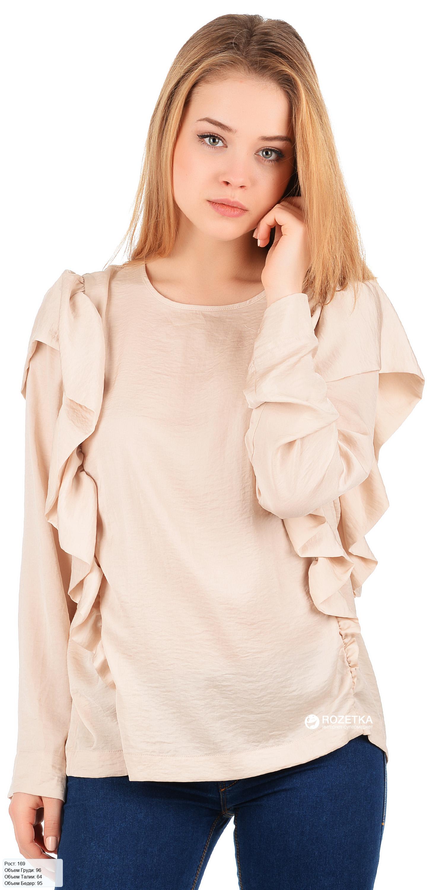 

Блузка H&M 4329414-ACWJ 44 Светло-бежевая