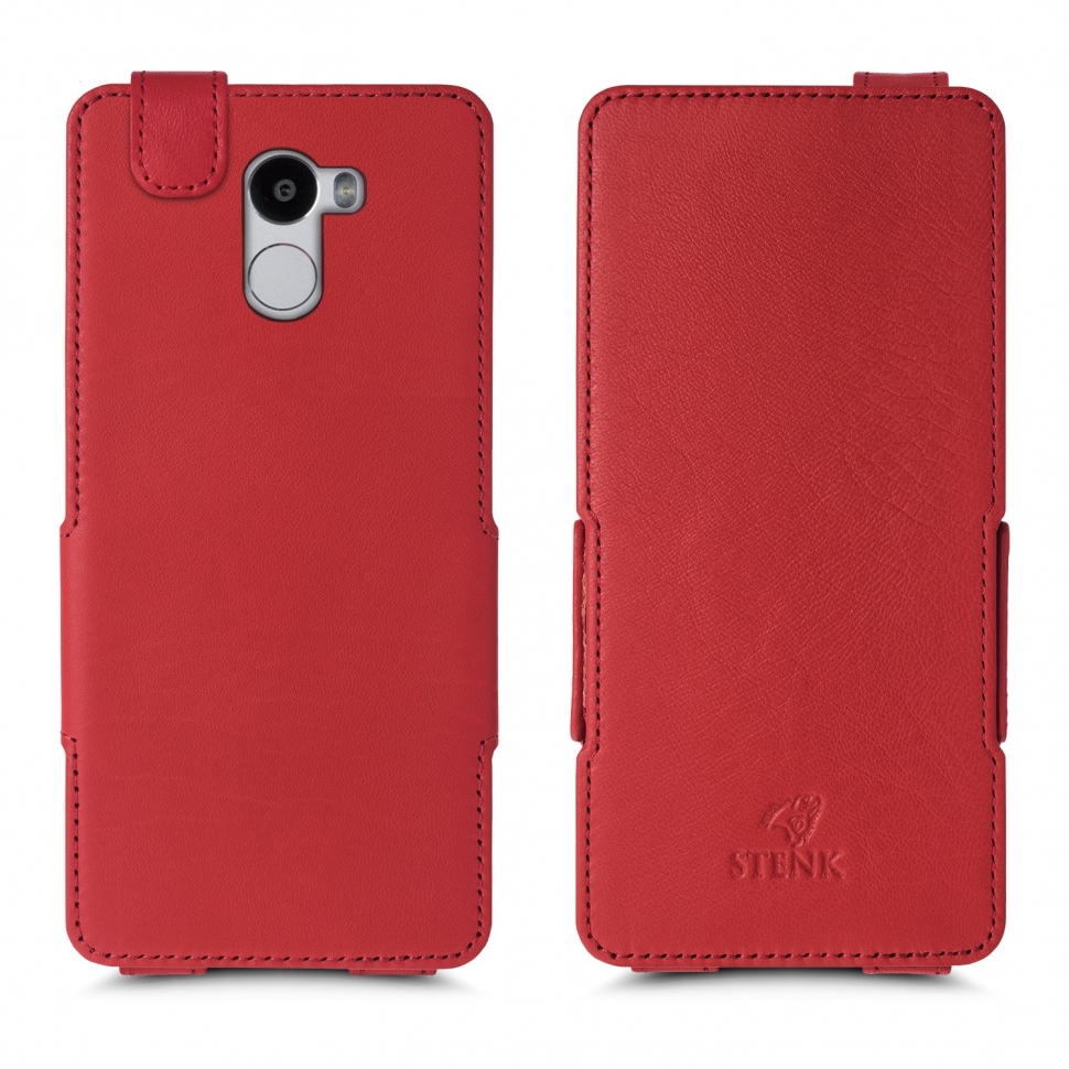 

Чехол флип Stenk Prime для Xiaomi Redmi 4 Красный