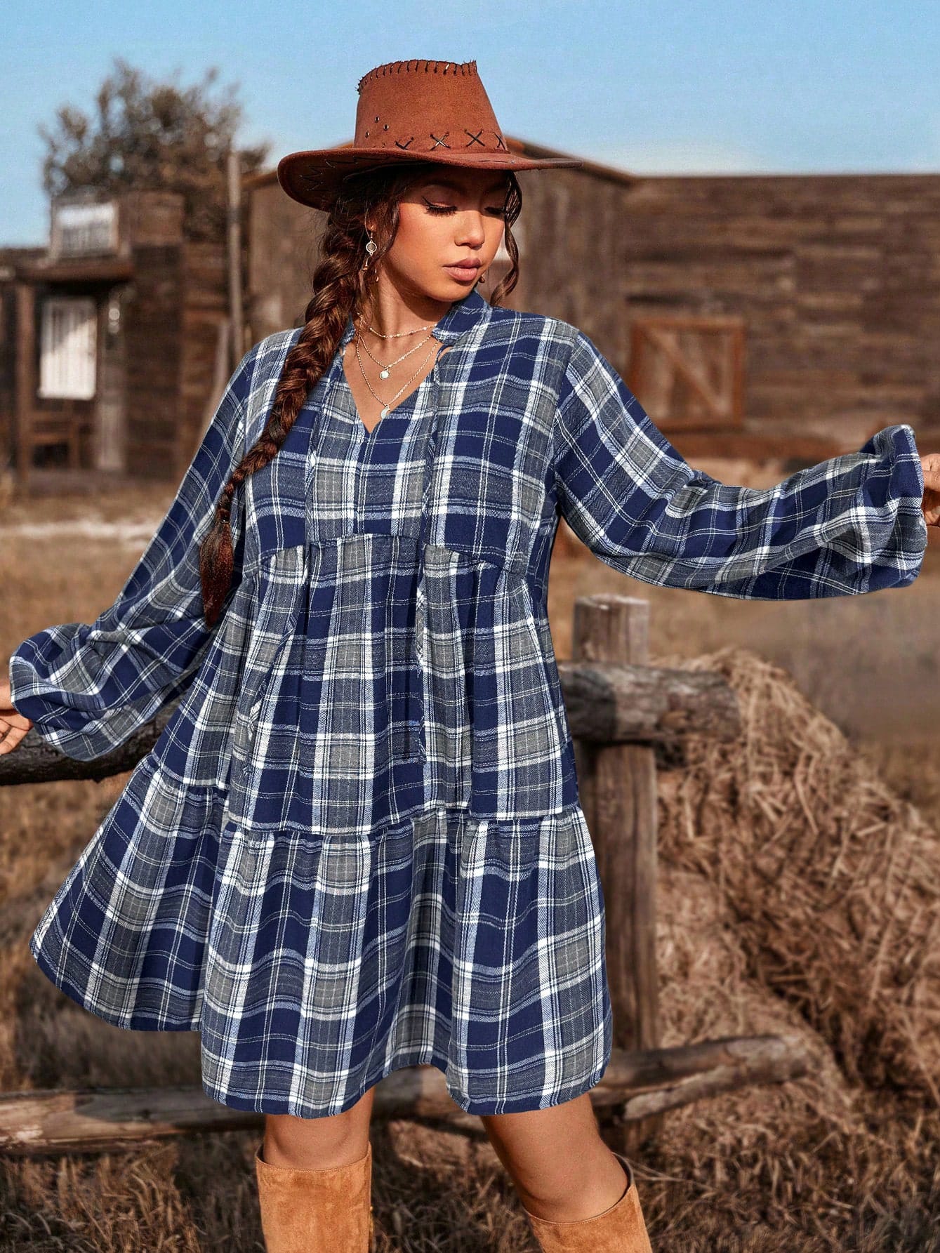 Сукня осіння жіноча SHEIN GD-00218805 0XL Синя від Rozetka на платформі USKIDKA Акція на Сукня осіння жіноча SHEIN GD-00218805 0XL Синя від Rozetka