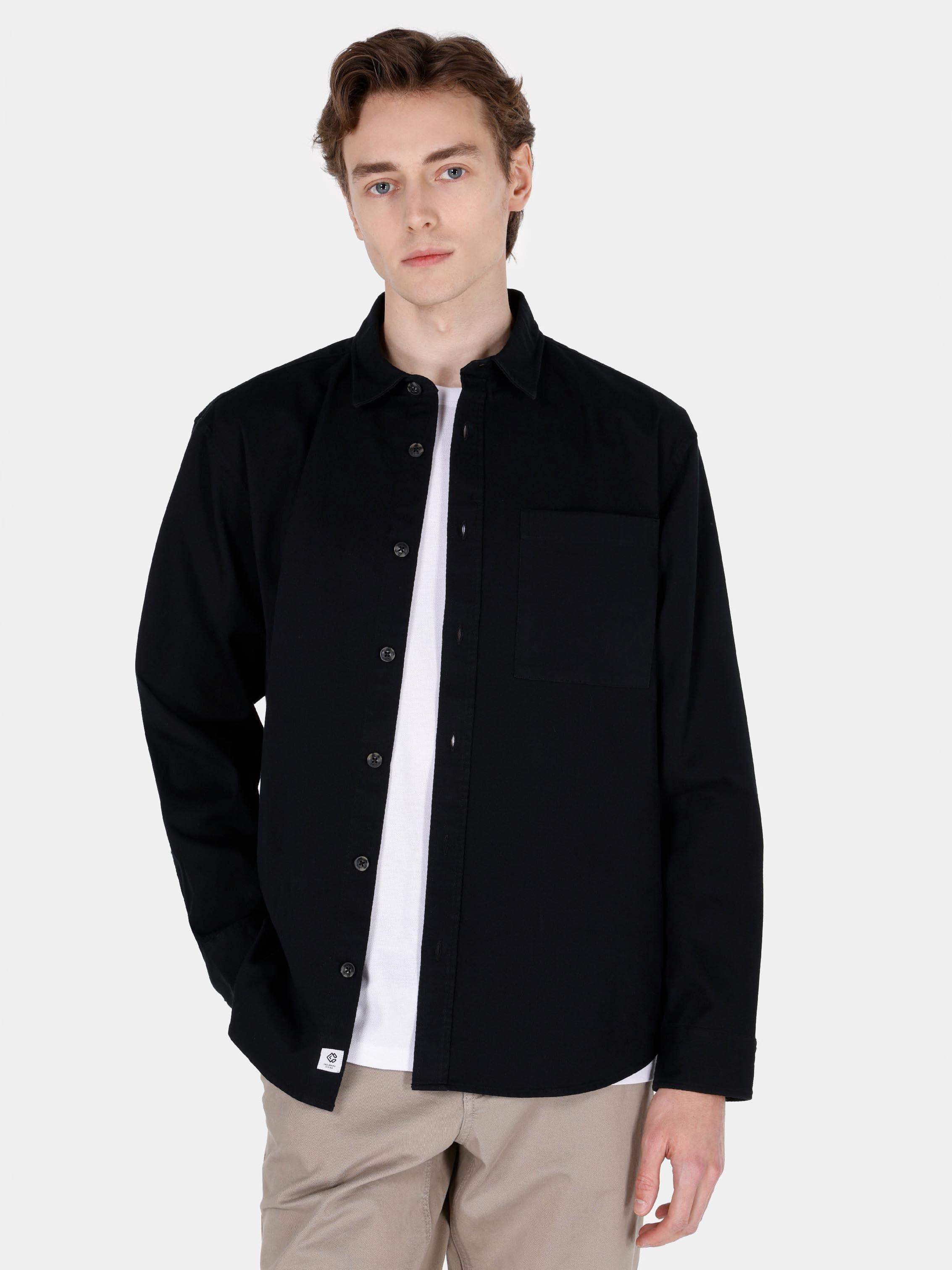 Сорочка бавовняна оверсайз чоловіча Colin's CL1073012BLK XL Black від Rozetka на платформі USKIDKA Акція на Сорочка бавовняна оверсайз чоловіча Colin's CL1073012BLK XL Black від Rozetka