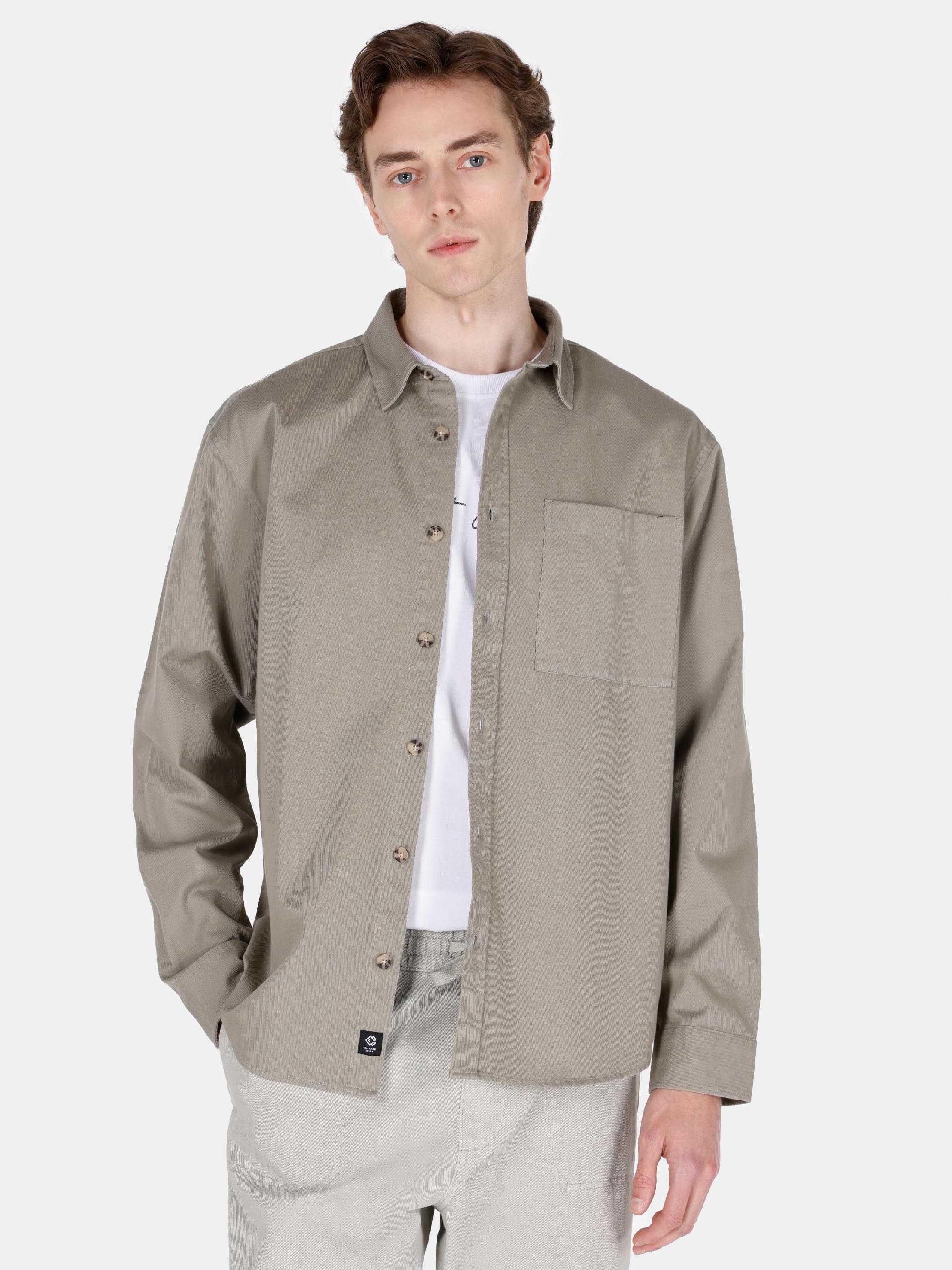 Сорочка бавовняна оверсайз чоловіча Colin's CL1073012LKH 2XL Light Khaki від Rozetka на платформі USKIDKA Акція на Сорочка бавовняна оверсайз чоловіча Colin's CL1073012LKH 2XL Light Khaki від Rozetka