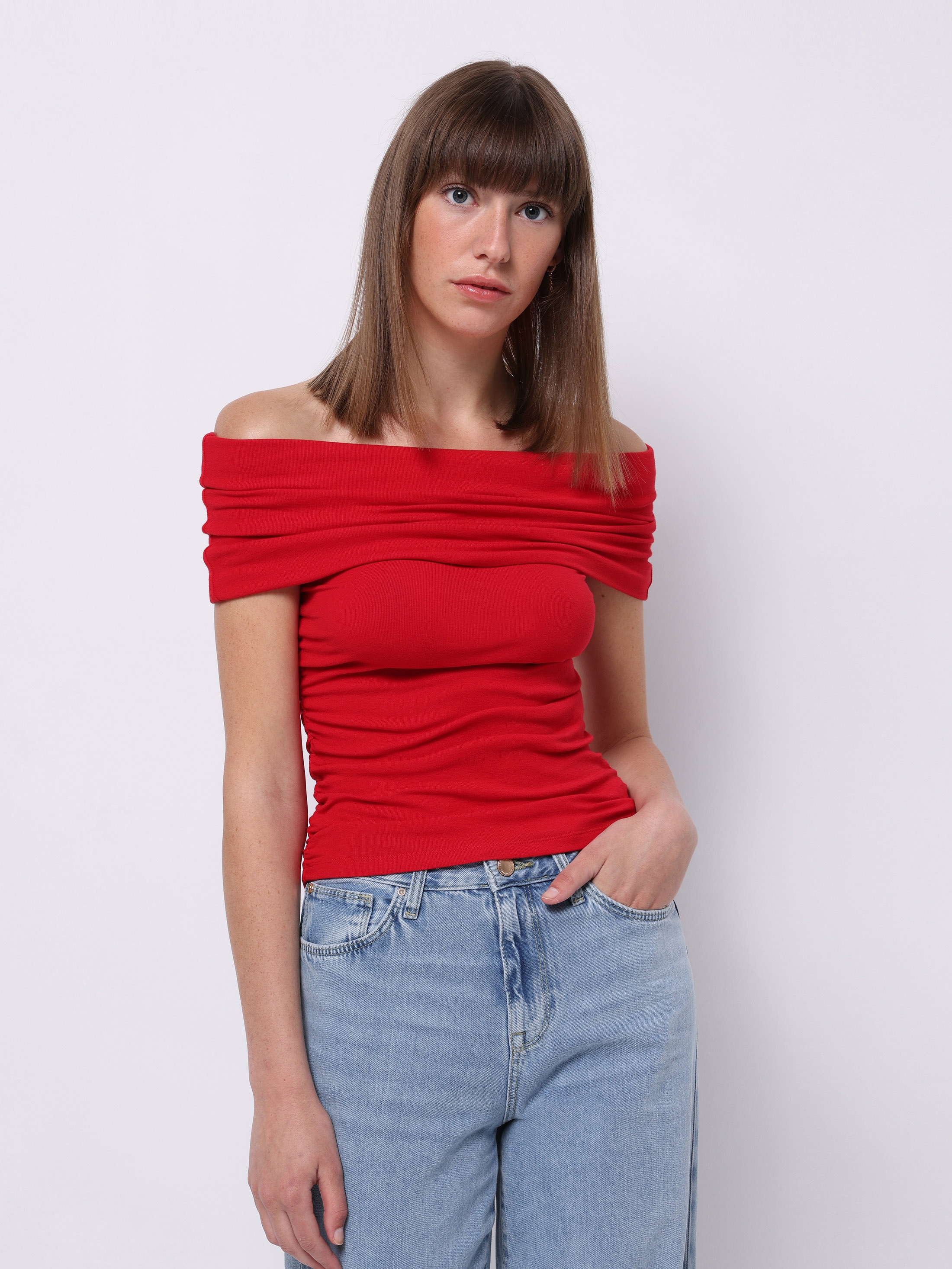Топ жіночий Colin's CL1074596RED L Red від Rozetka на платформі USKIDKA Акція на Топ жіночий Colin's CL1074596RED L Red від Rozetka