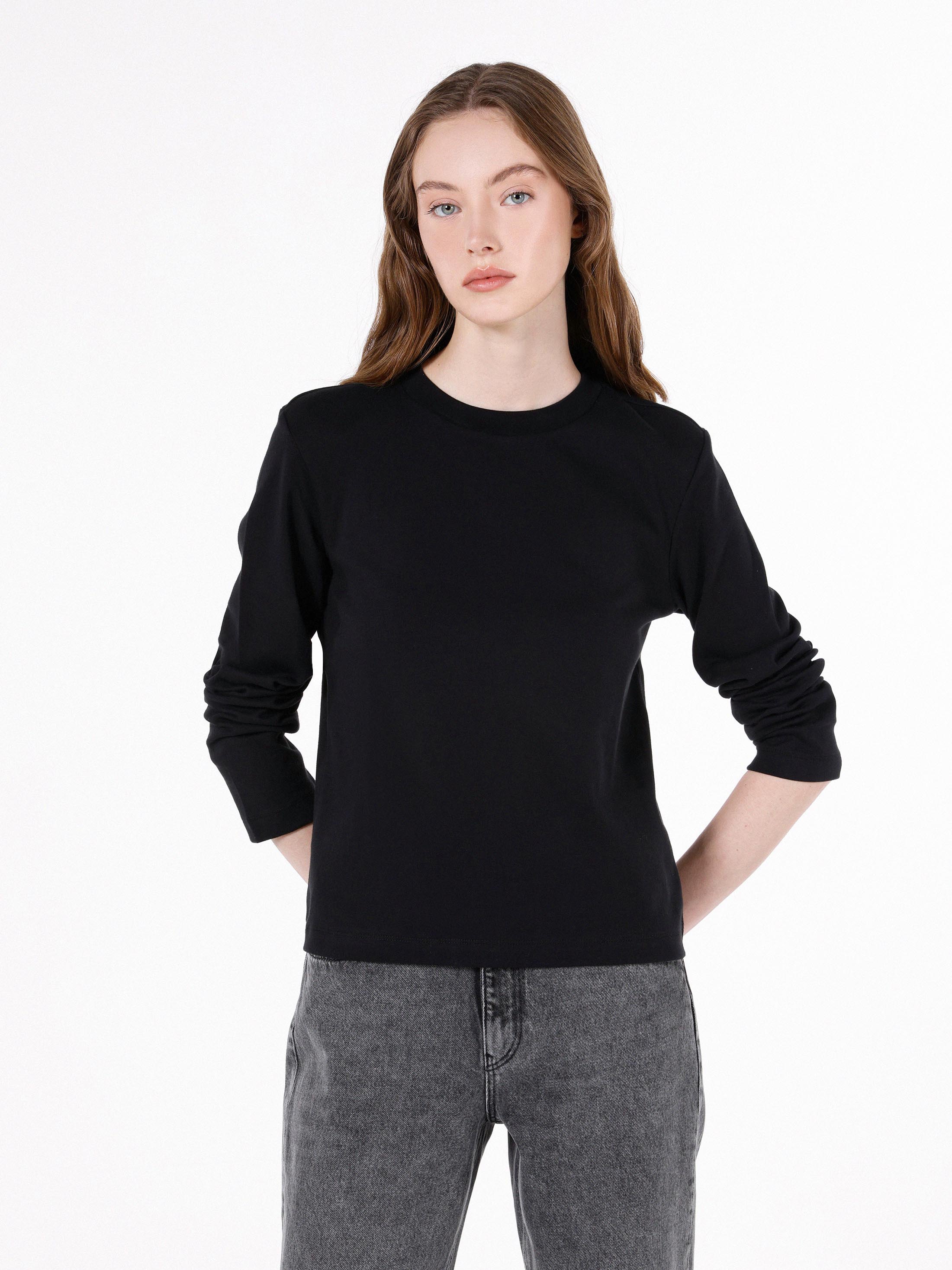 Лонгслів довгий жіночий Colin's CL1072549BLK S Black від Rozetka на платформі USKIDKA Акція на Лонгслів довгий жіночий Colin's CL1072549BLK S Black від Rozetka