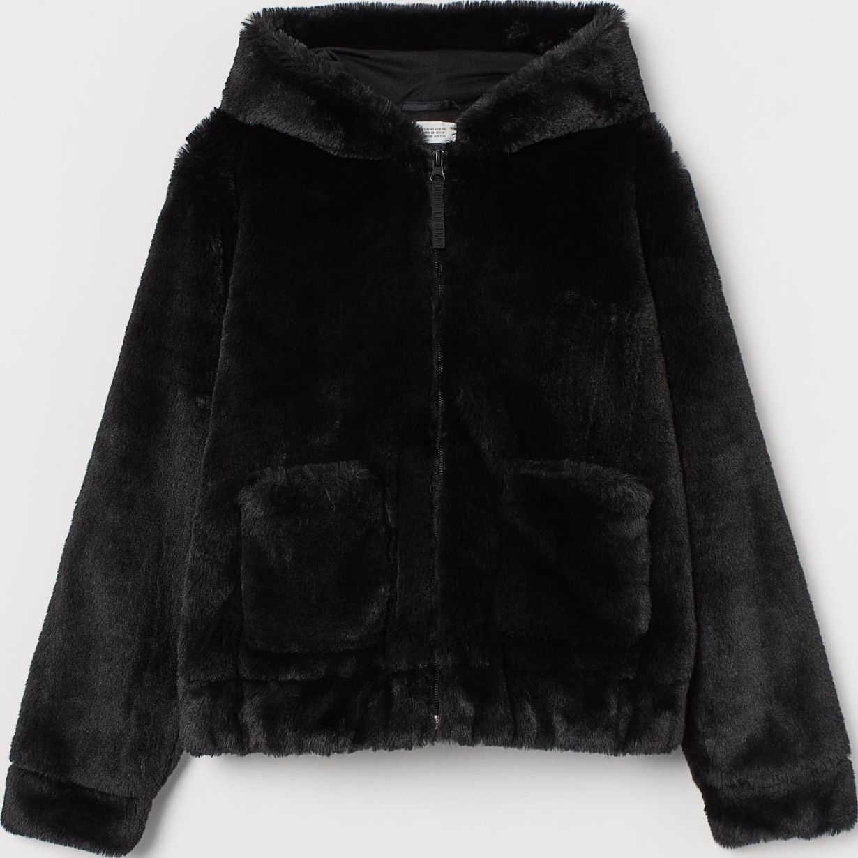 

Шуба H&M 0763148-0 146-152 см Черная