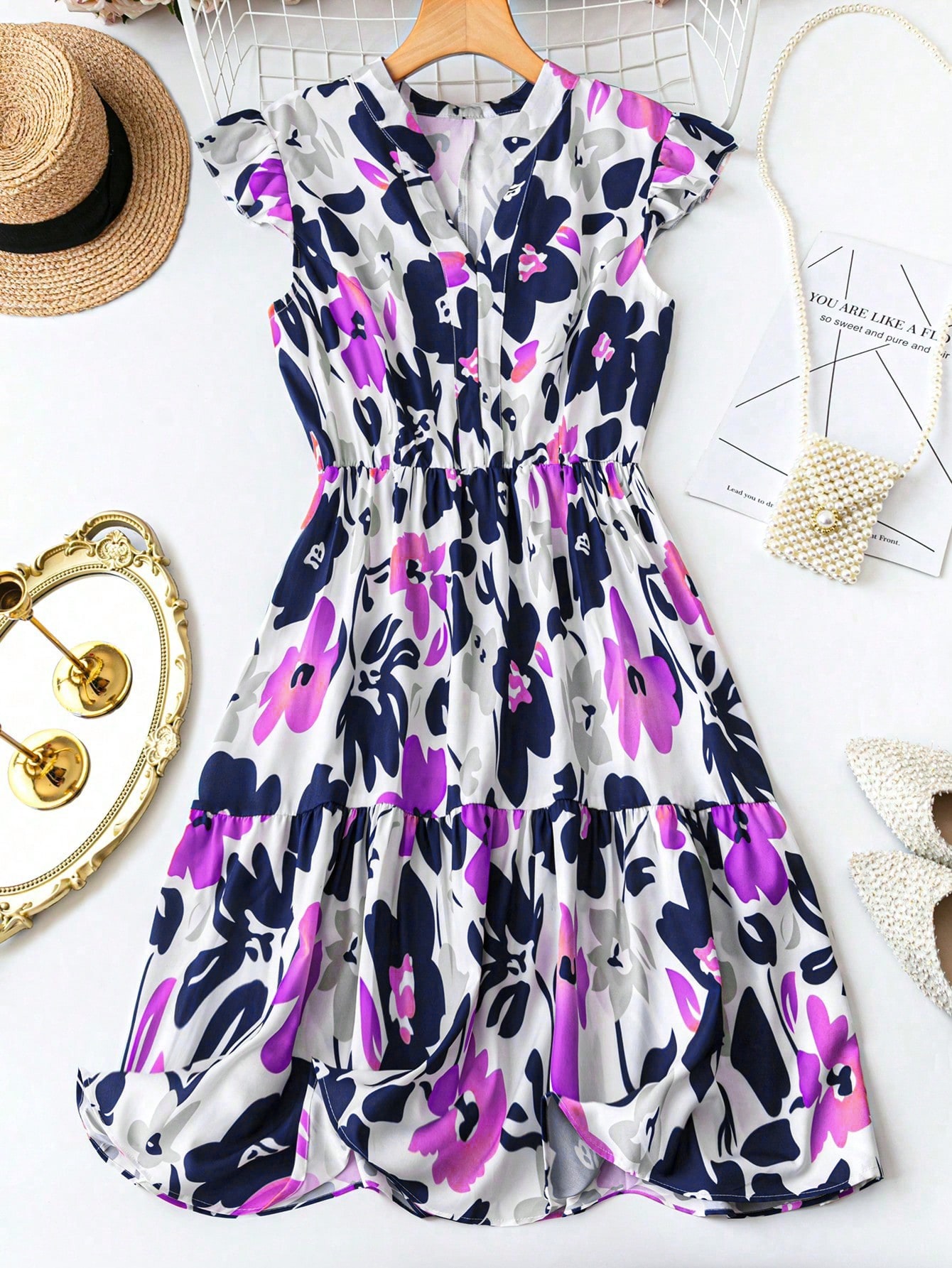 Сукня літня жіноча Shein GD-00227618 0XL Фіолетова від Rozetka на платформі USKIDKA Акція на Сукня літня жіноча Shein GD-00227618 0XL Фіолетова від Rozetka